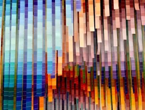 Colorful ribbons representing diverse local expertise and inclusive consulting services at The Good Feat.